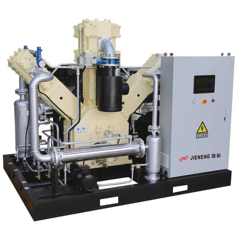 40bar水冷W型無(wú)油活塞式中高壓空壓機(jī)
